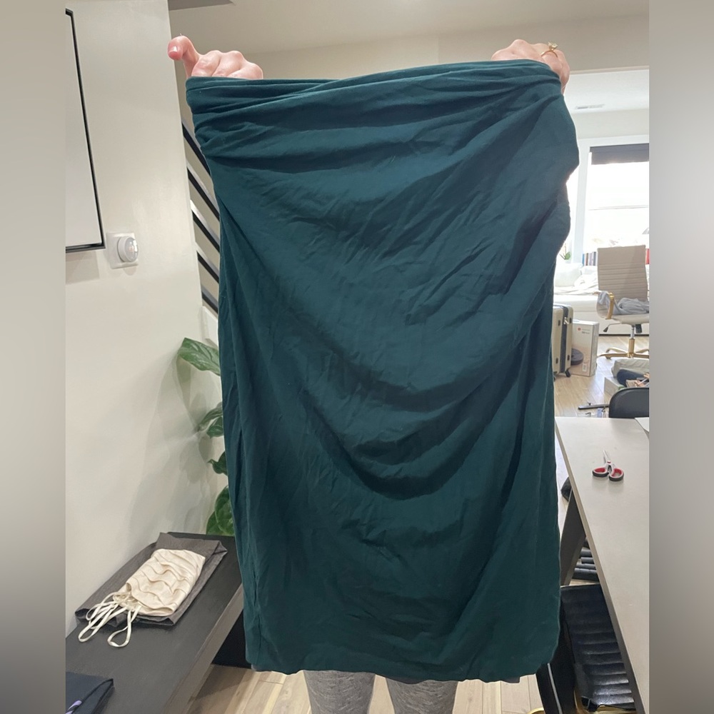 Green skirt